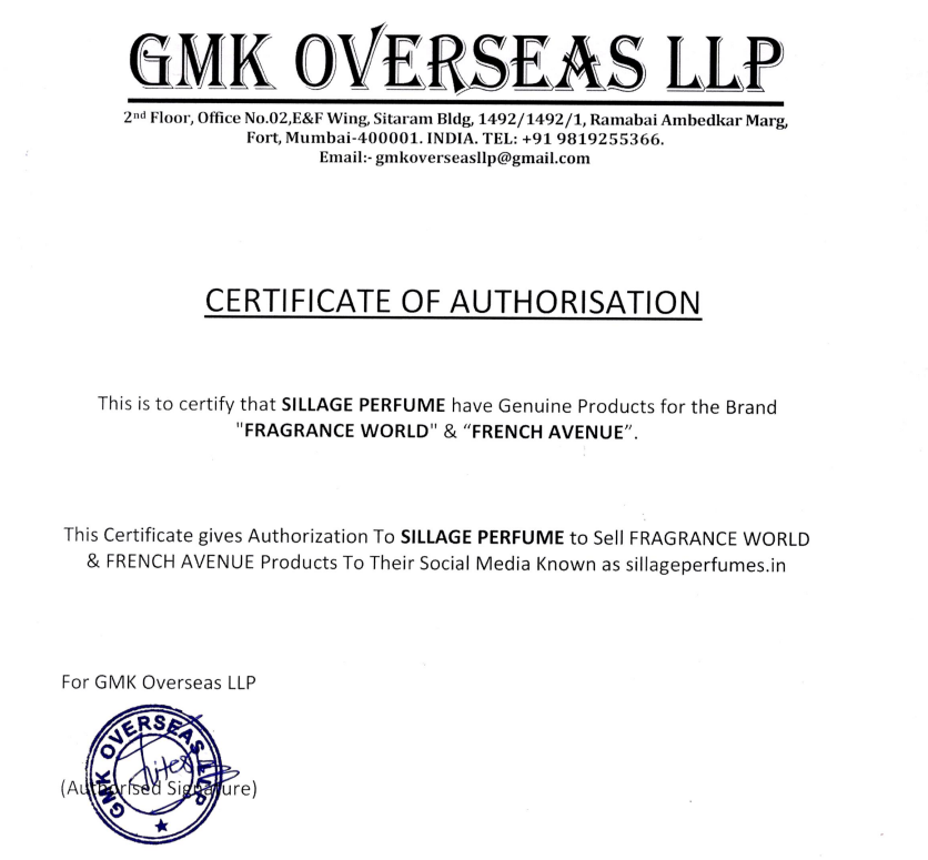 Fragrance World Spectre Wraith 80ML EDP for Men