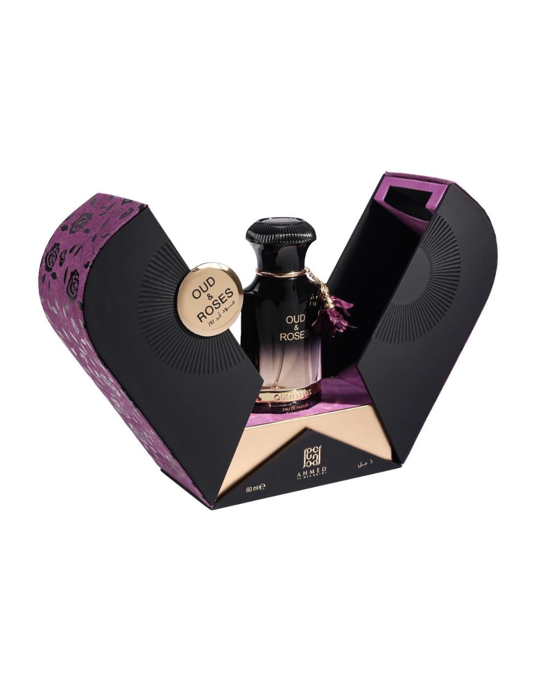 Ahmed Al Maghribi Oud & Roses 60ml EDP for Men & Women