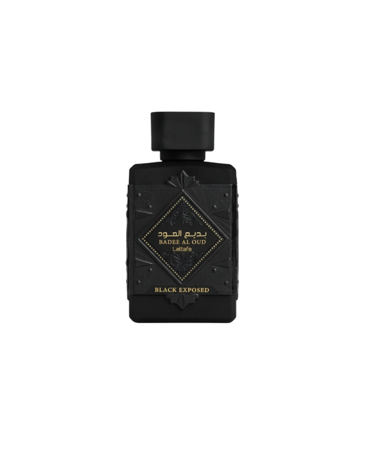 Lattafa Badee Al Oud Black Exposed EDP For Men Decant
